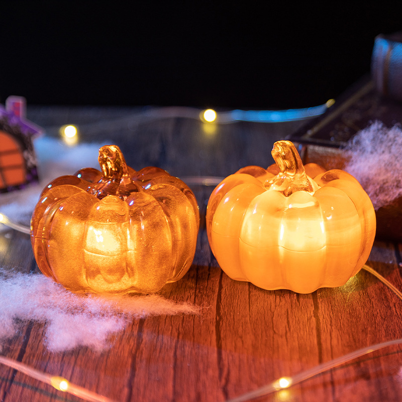 ハロウィン LED 発光カボチャランタン卓上飾り秋感謝祭パー - Halloween Pumpkin Decor Led のレビューと価格