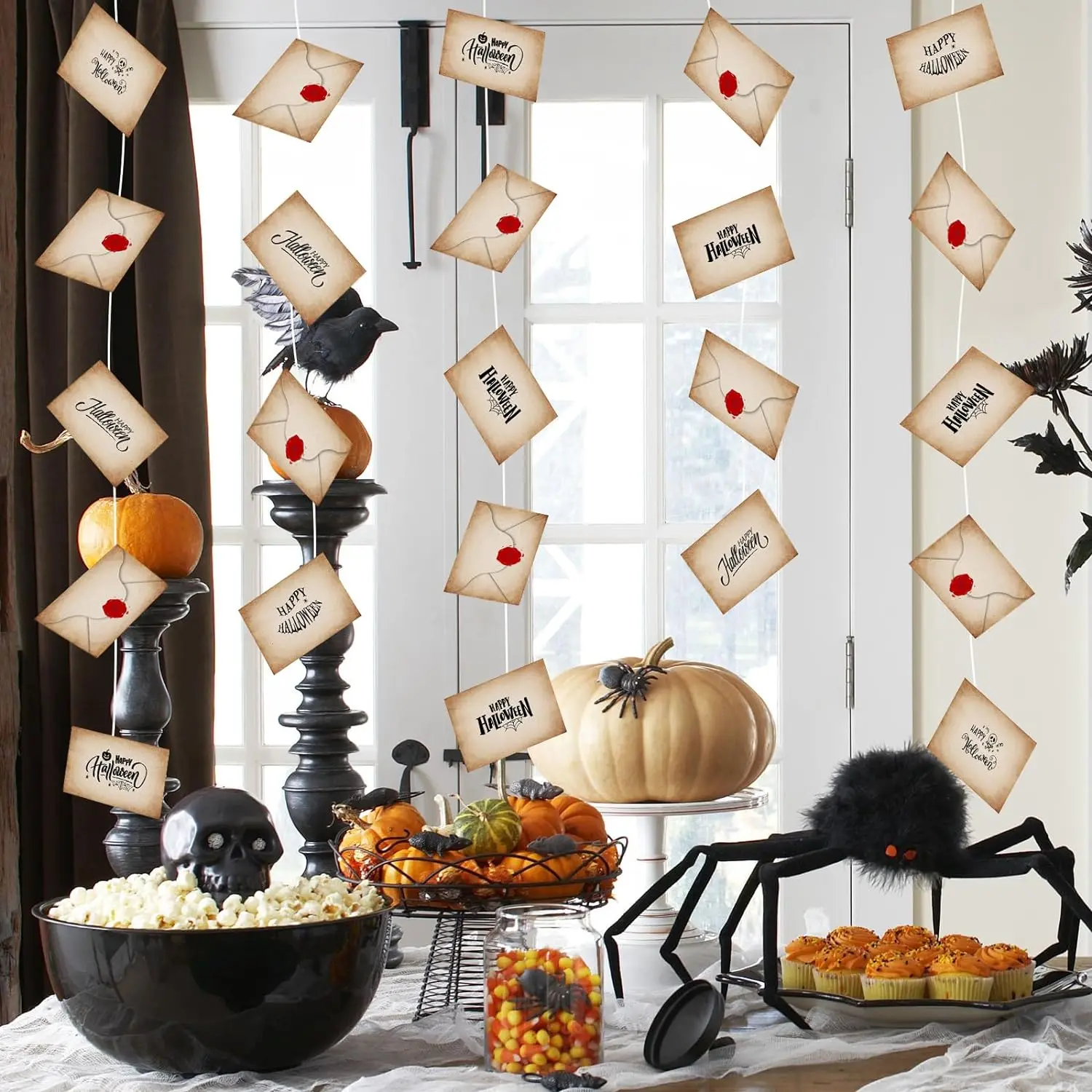 フローティングマジックウィザード受入レターバナー、ハロウィー - Halloween Party Supplies のレビューと価格