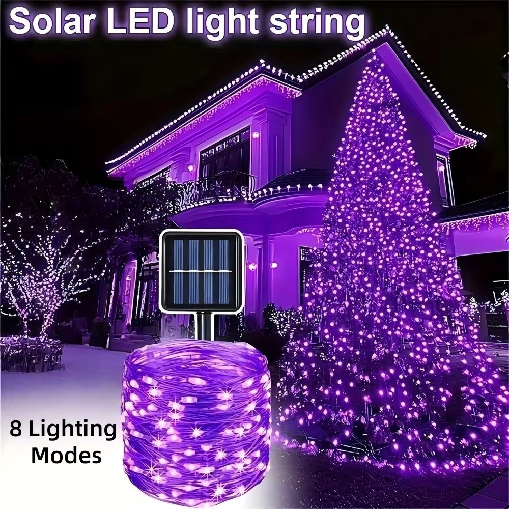 1/2PC12M100LED ハロウィン装飾用ソーラーLED - Halloween Led String Lights Orange のレビューと価格