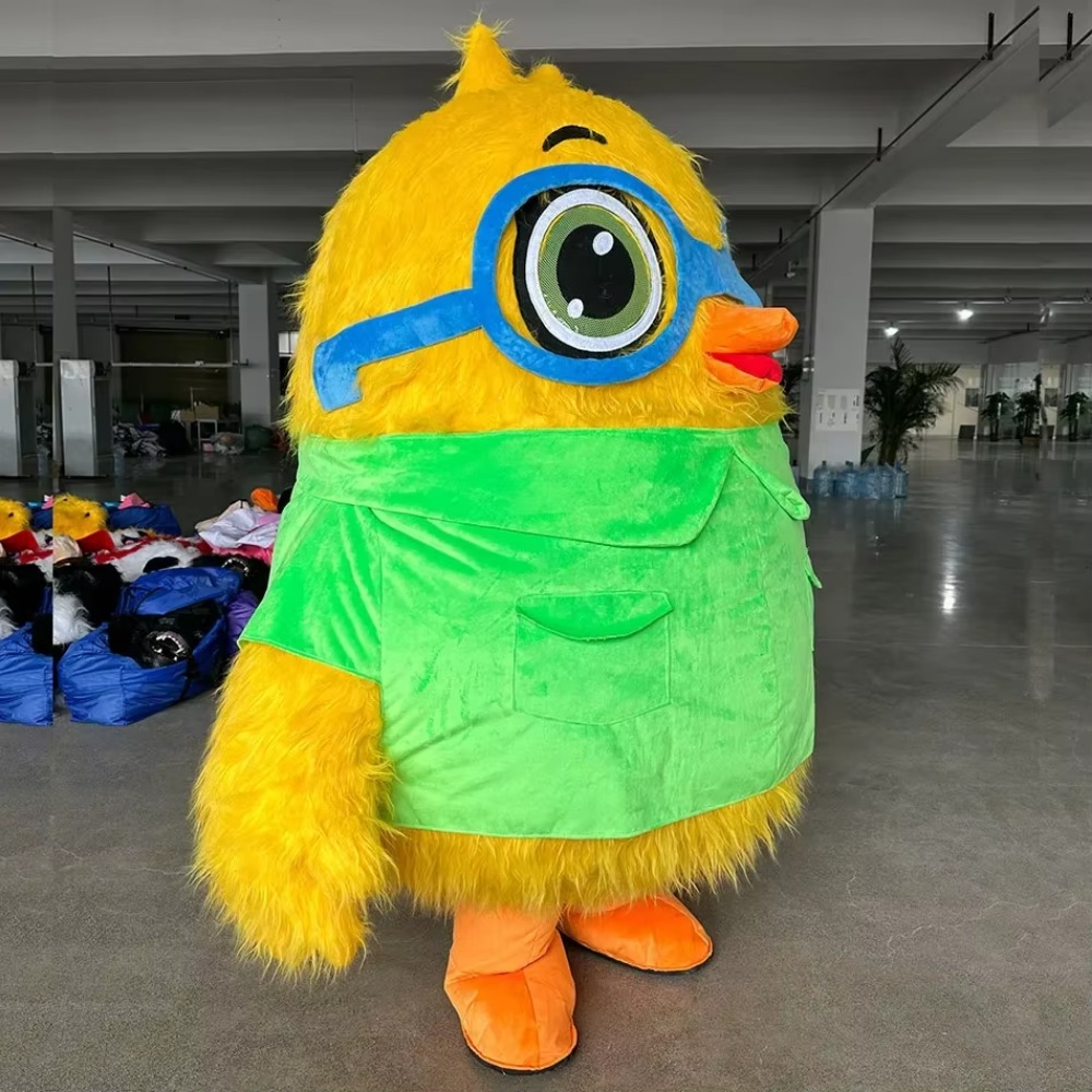 メガネをつけた空気で膨らませる鳥の着ぐるみ。大人向けの動物コ - Halloween Costume Adult のレビューと価格