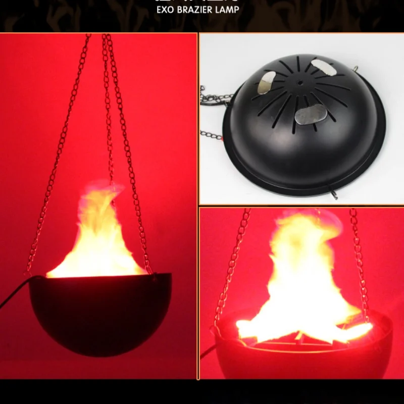 3Dフェイクフレームランプシミュレーション火鉢装飾電気炎ライ - Halloween Party Supplies のレビューと価格