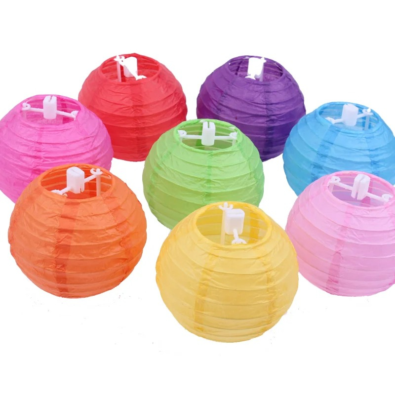 高品質4インチ（10cm）丸型中国紙提灯、DIY装飾、お祝い - Pumpkin Lantern Halloween のレビューと価格