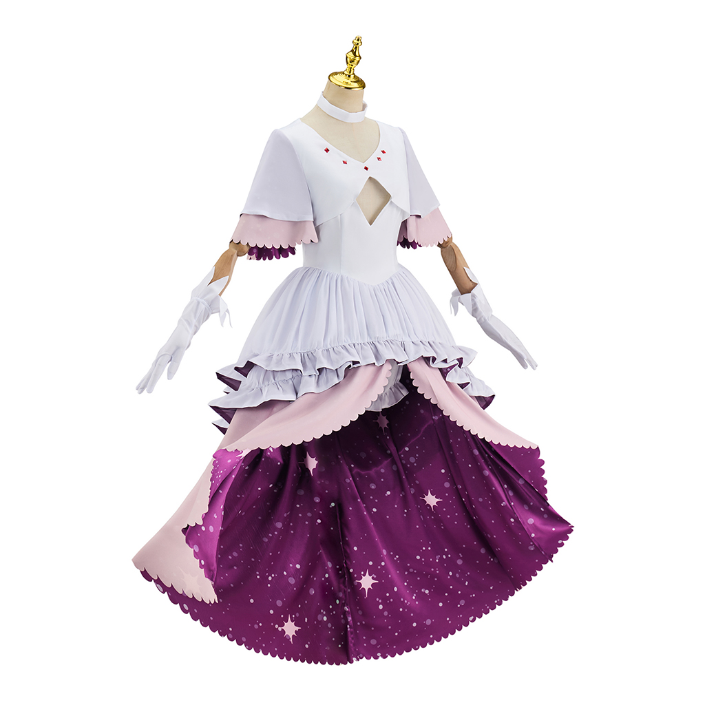 鹿目まどかコスプレ衣装魔法少女鹿目まどか女神ドレススーツフル - Halloween Costume Kids のレビューと価格