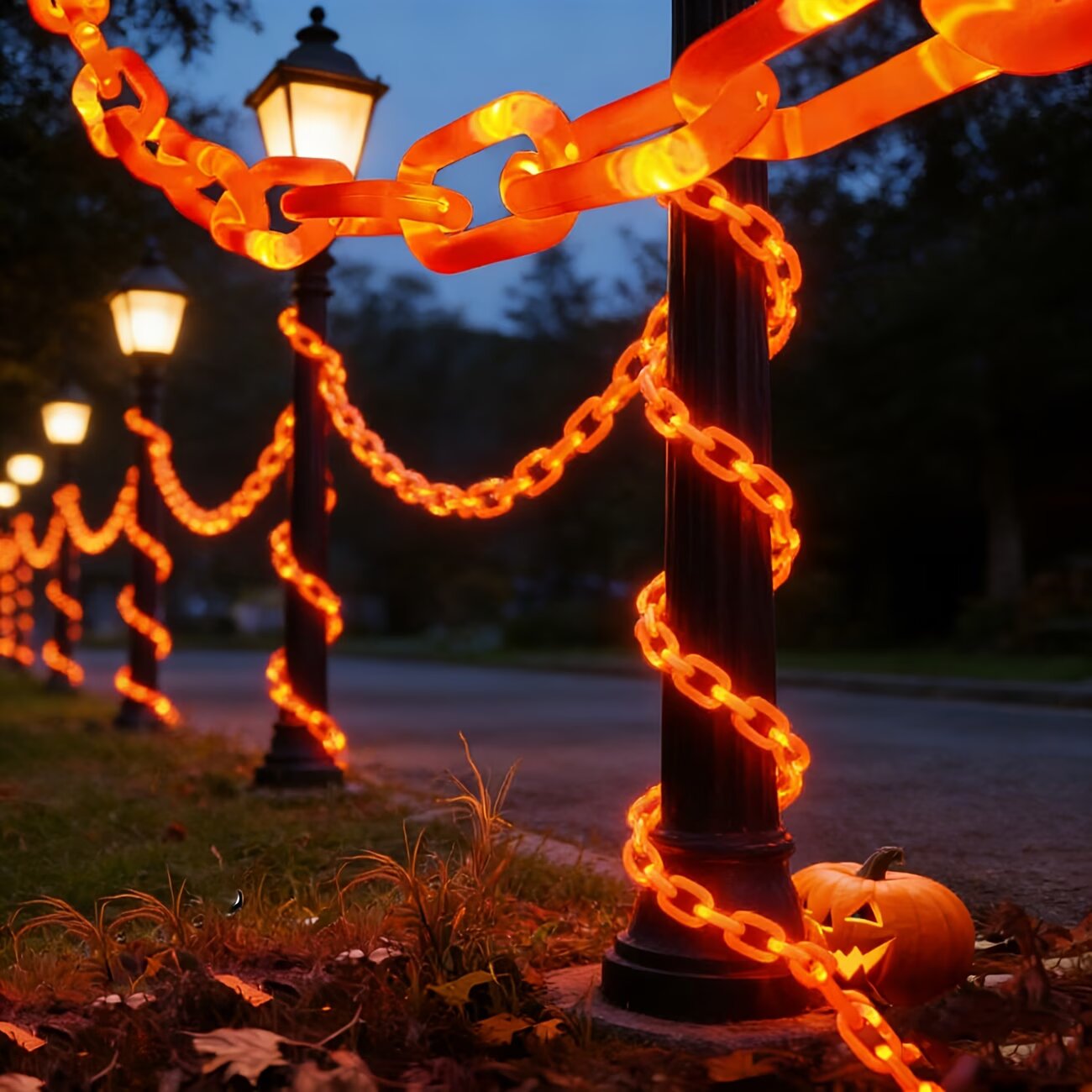 78.74インチ ハロウィン屋外ソーラーチェーンライト 防水 - Halloween Led String Lights Orange のレビューと価格