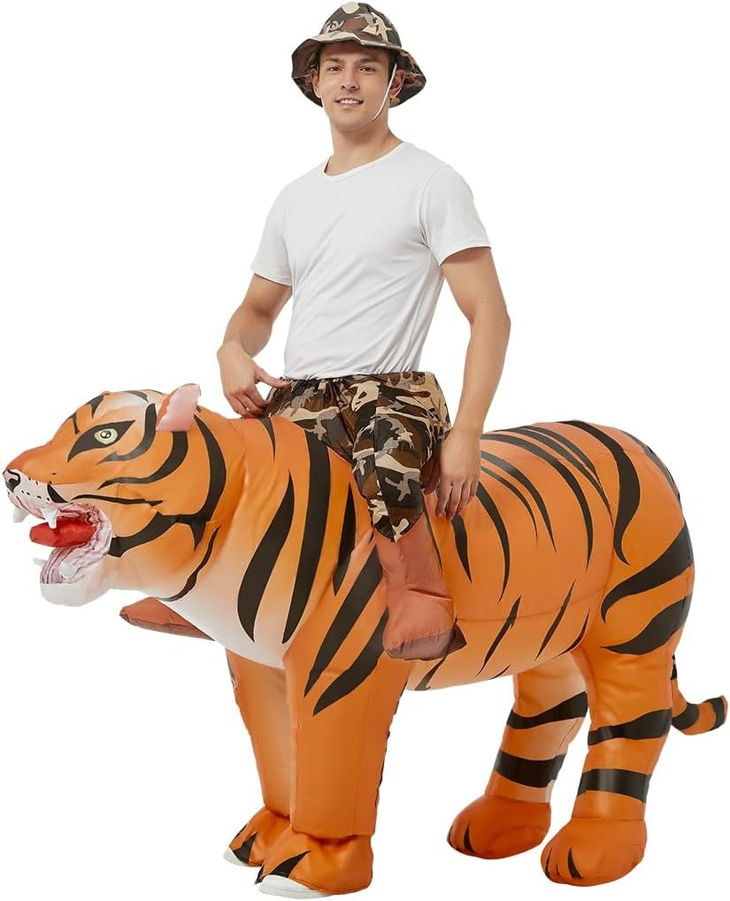 大人用ハロウィーンコスチューム、女性・男性向け、面白い空気で - Halloween Costume Adult のレビューと価格