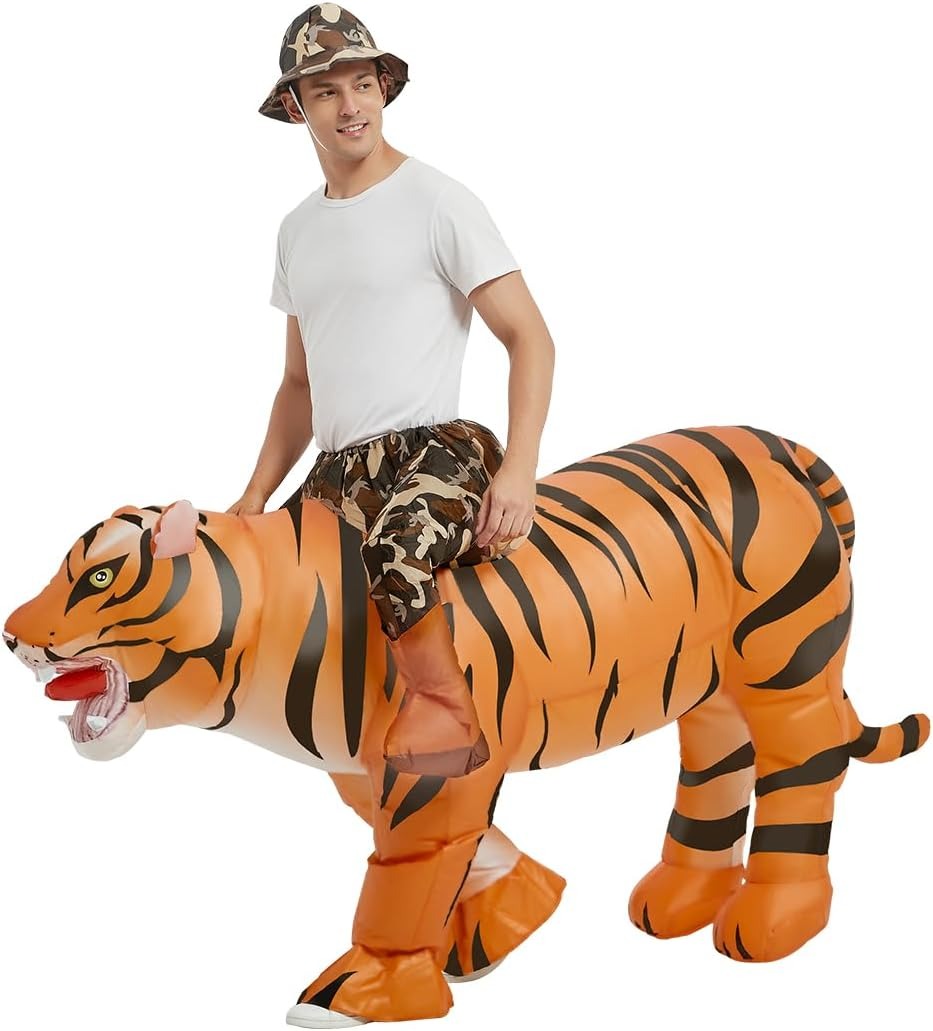 大人用ハロウィーンコスチューム、女性・男性向け、面白い空気で - Halloween Costume Adult のレビューと価格