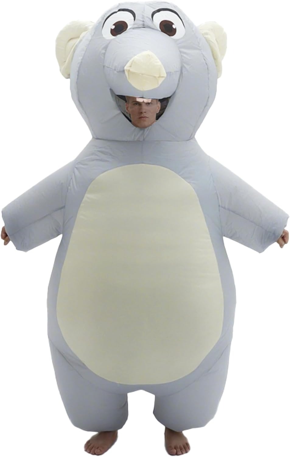 大人用インフレータブルマウスコスチューム。ハロウィーンパーテ - Halloween Costume Adult のレビューと価格