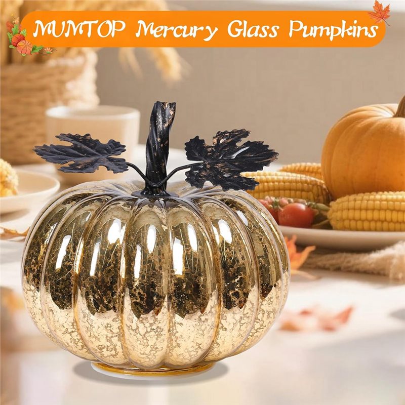 AAAN-ガラス製パンプキンライト、電池式LEDパンプキンラ - Halloween Pumpkin Decor Led のレビューと価格