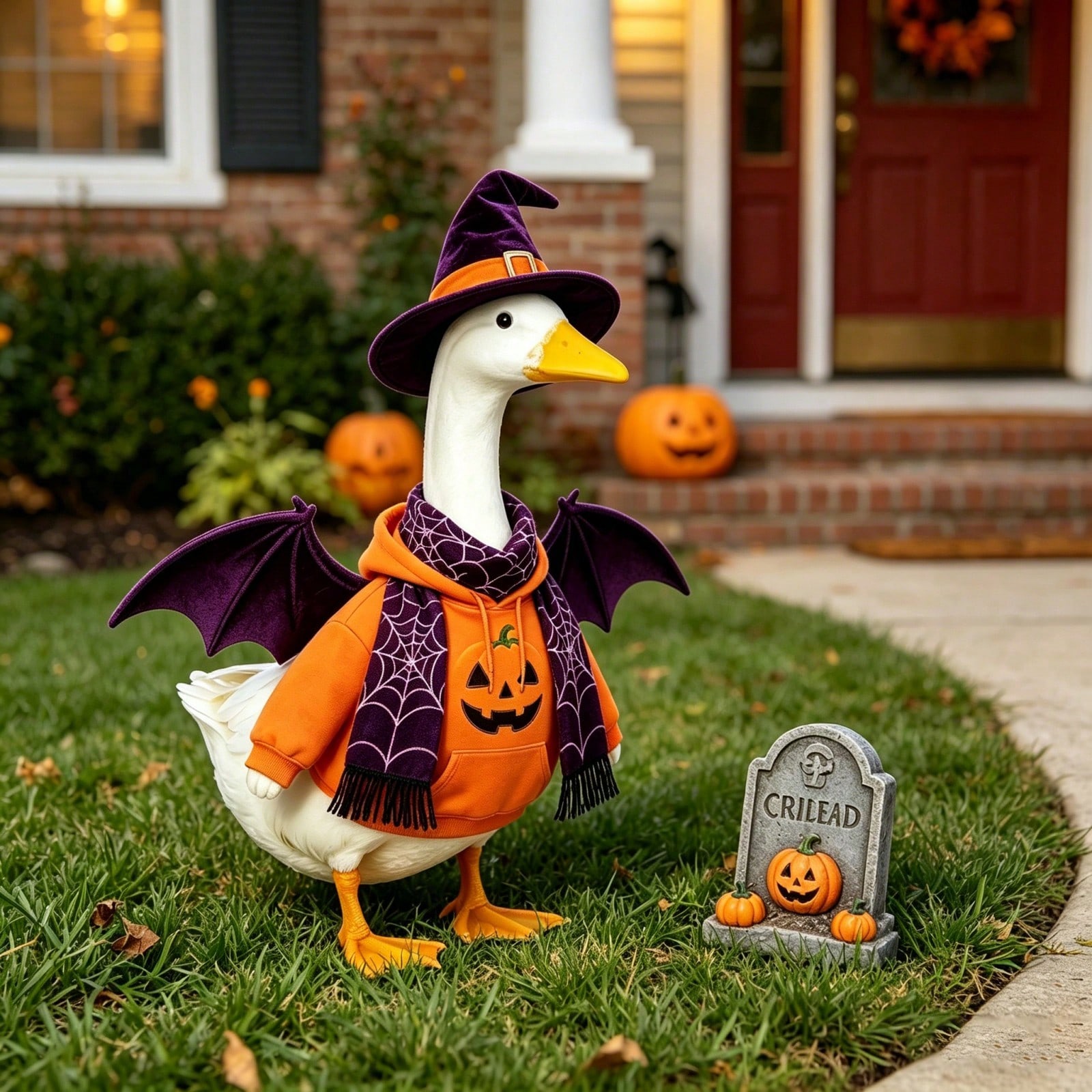 ハロウィーンのジャック・オー・ランタン柄のパーカー、庭のポー - Pumpkin Lantern Halloween のレビューと価格