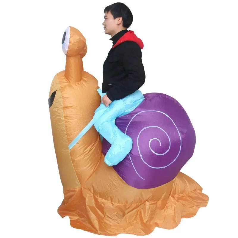 インフレータブルコスチューム カタツムリに乗って遊ぶ 面白い - Halloween Party Supplies のレビューと価格